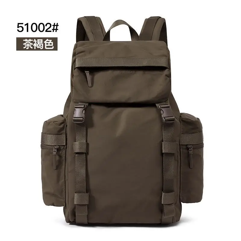 

Backpack Bag for Women Large Capacity Multi-Pocket Solid Color Soft Waterproof Nylon Shoulder Bags Travel Back Pack Bagpack 가방