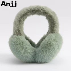 Earmuffs para cães, regalos de imitação de pele de coelho, pelúcia espessa, inverno, novo, popular, verde, 2022