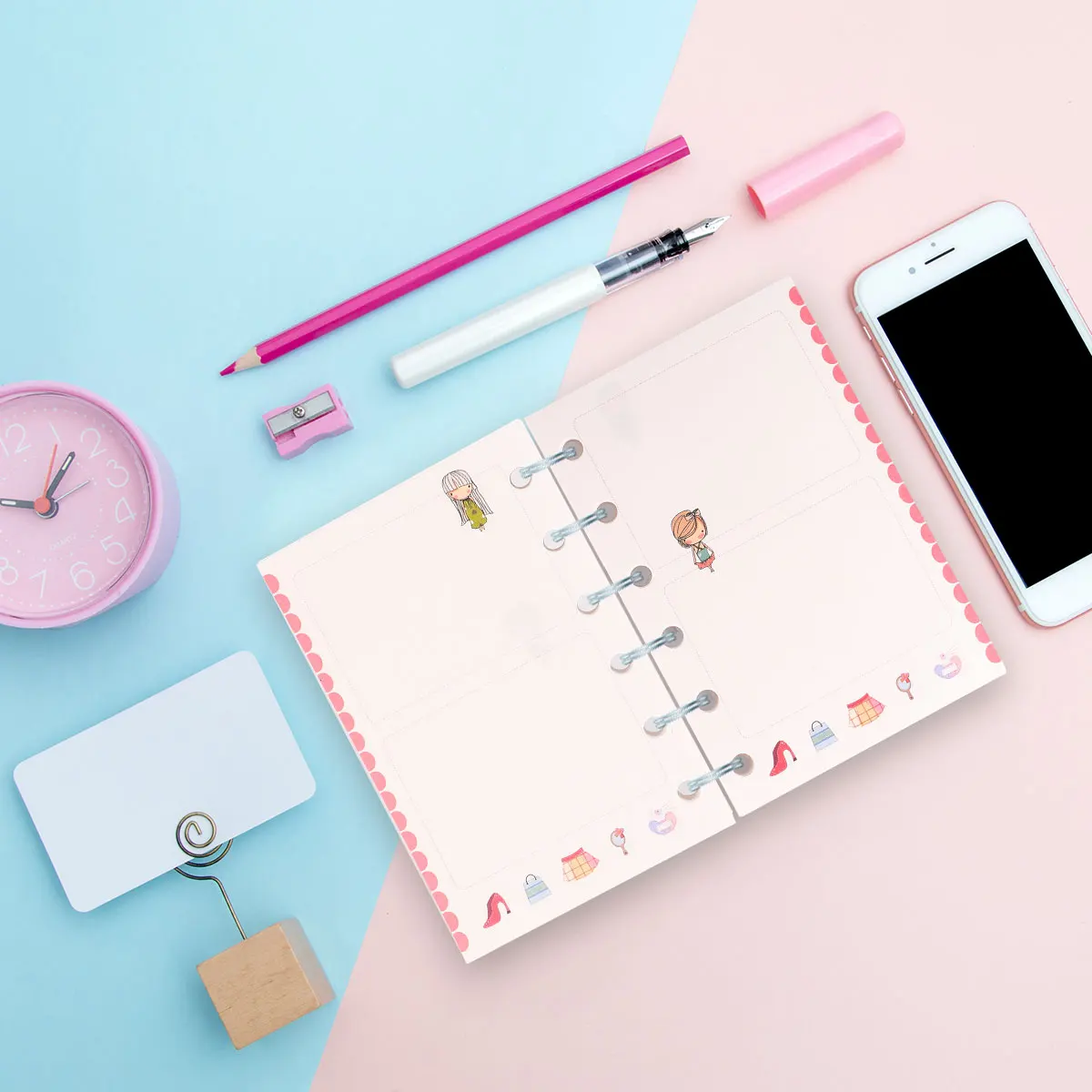 

3pcs Loose-Leaf Paper Size Safe Smooth Notebook Loose-Leaf Paper Surface Notebook Office Store Home