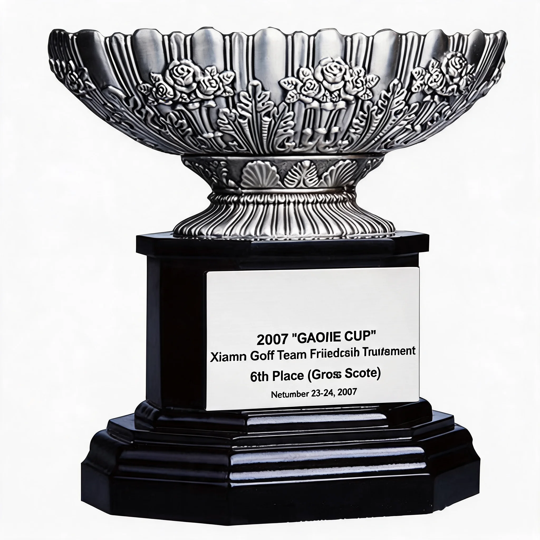 Zinc Alloy Trophy Award for Golf Game Business Gift Commemorative Souvenir