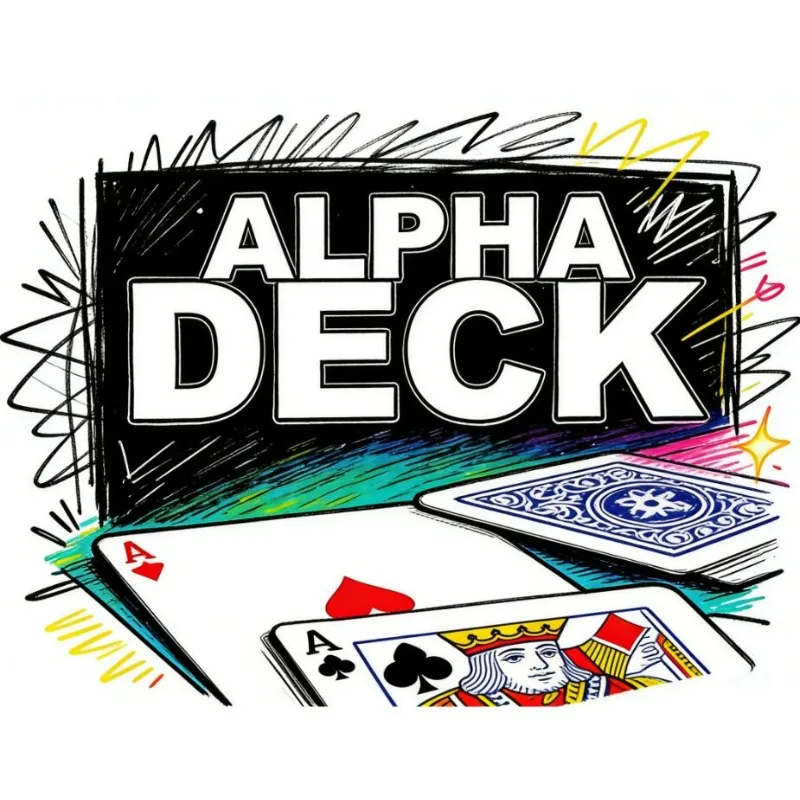 

Alpha Deck Props By Richard Sander Card Magic Tricks Close Up Magic Magie Magicians Deck Illusion Gimmick Funny Magia Easy