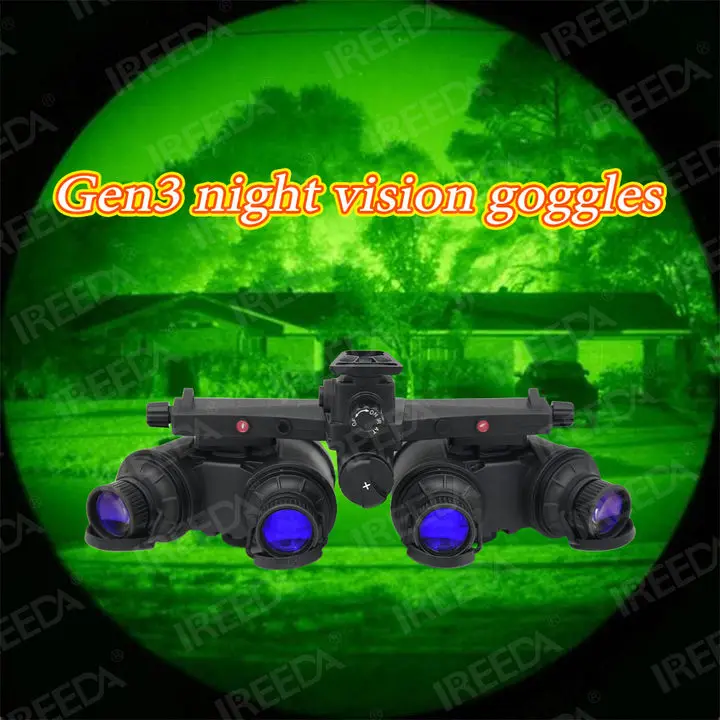 IREEDA FOV 120° OEM/ODM Gpnvg-18 Ground Panoramic Four Eyes Quad Goggles Night Vision Goggles GPNVG