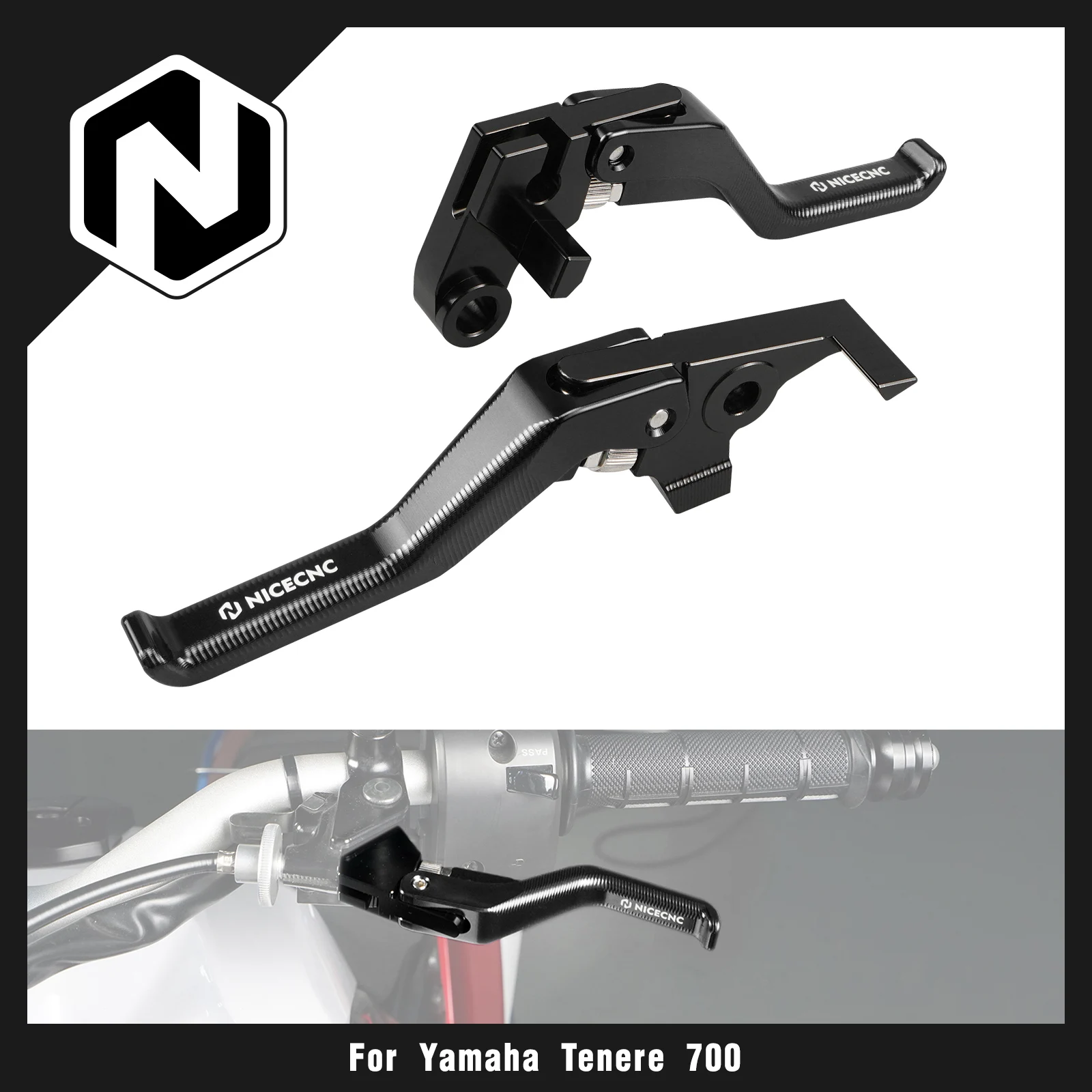 

For Yamaha Tenere 700 T700 XTZ 700 2019-2024 Shorty Brake Clutch Lever Tenere 700 World Raid 2022-2024 Rally Edition XSR700