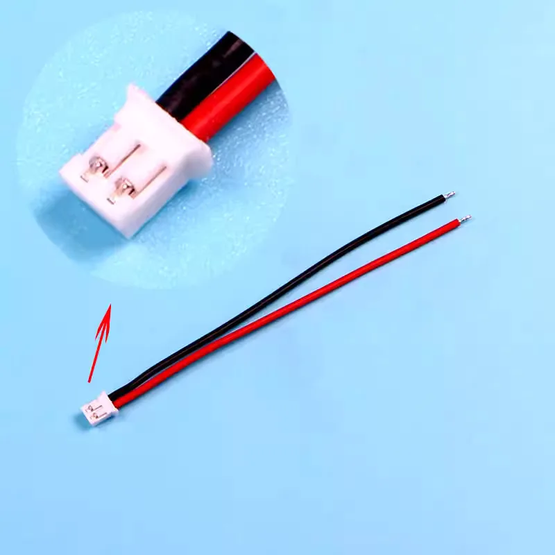 10pairs PH2.0 2P Silicon Cable Male Female Wire Super soft 22AWG 10CM for DIY RC Lipo Battery Car Boat Drone Airplane