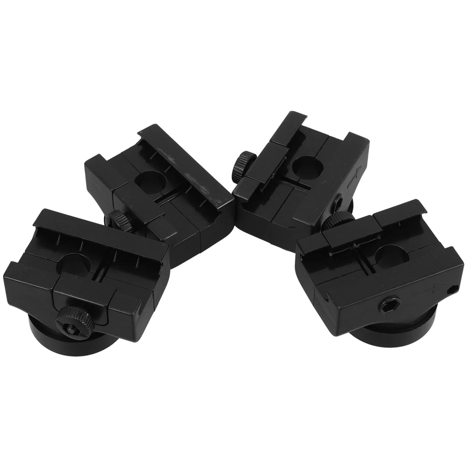 

4 Pcs Loading Nozzle Adapter Splatter Balls Shooter Plastic Connector Component for Attachment Black Toy Replacement Parts