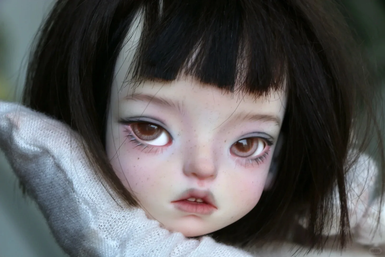 

Голова куклы SD BJD в масштабе 1/6 - bailu Красивая девушка, игрушка из смолы, высокое качество, макияж, просто подарок на голову