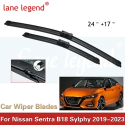 Front Wiper Blades Set For Nissan Sentra B18 2019 2020 2021 2022 2023 Sylphy Windshield Brushes Windscreen Window Washer Cover