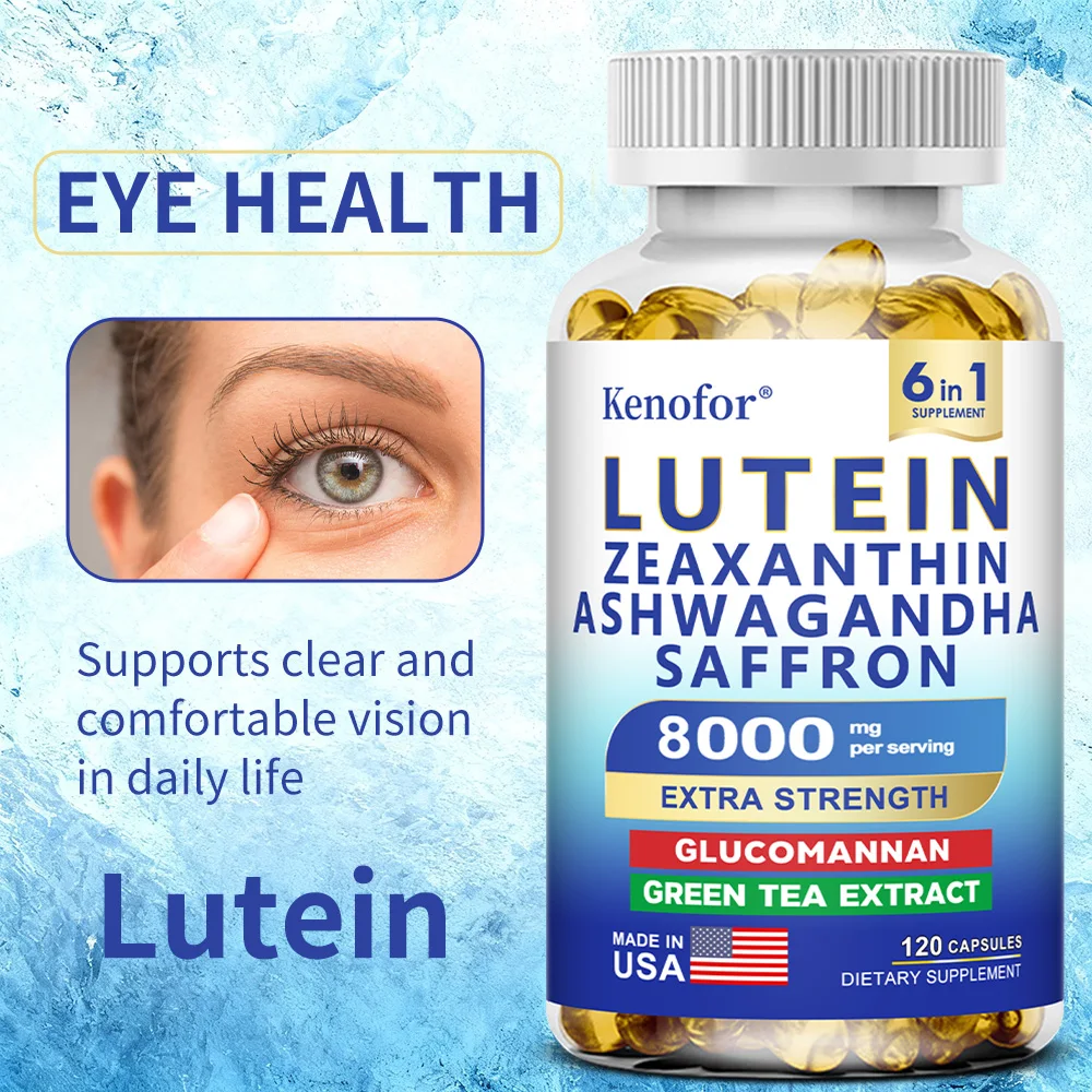 Lutein Lutein Supplement, with Zeaxanthin, Eye Strain Relief, Support Brighter Vision & Eye Health - Aliexpress Deal