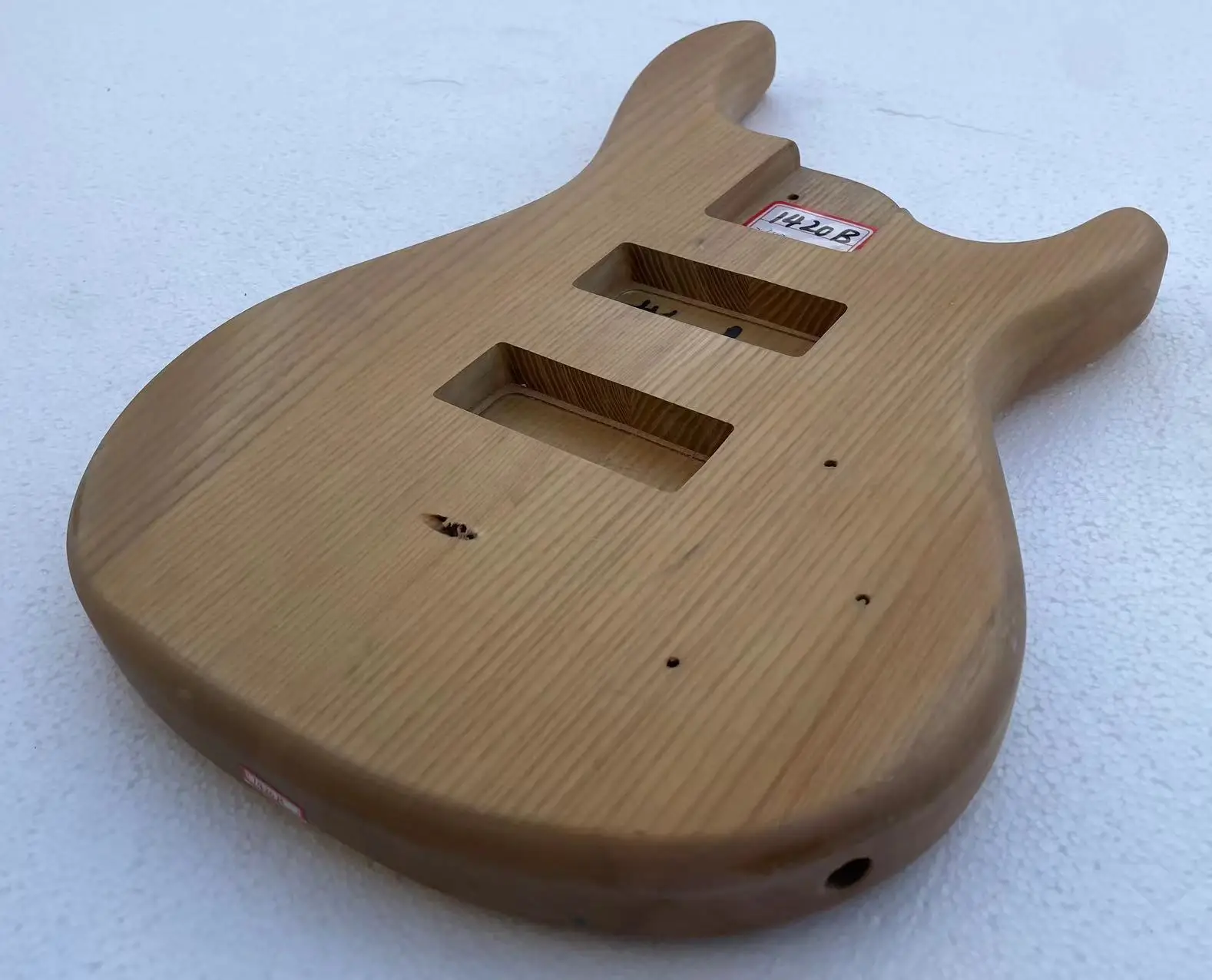 DIY Custom 5 Strings Electric Bass Guitar Ash Wood Part Guitarra in Stock Discount 1420B