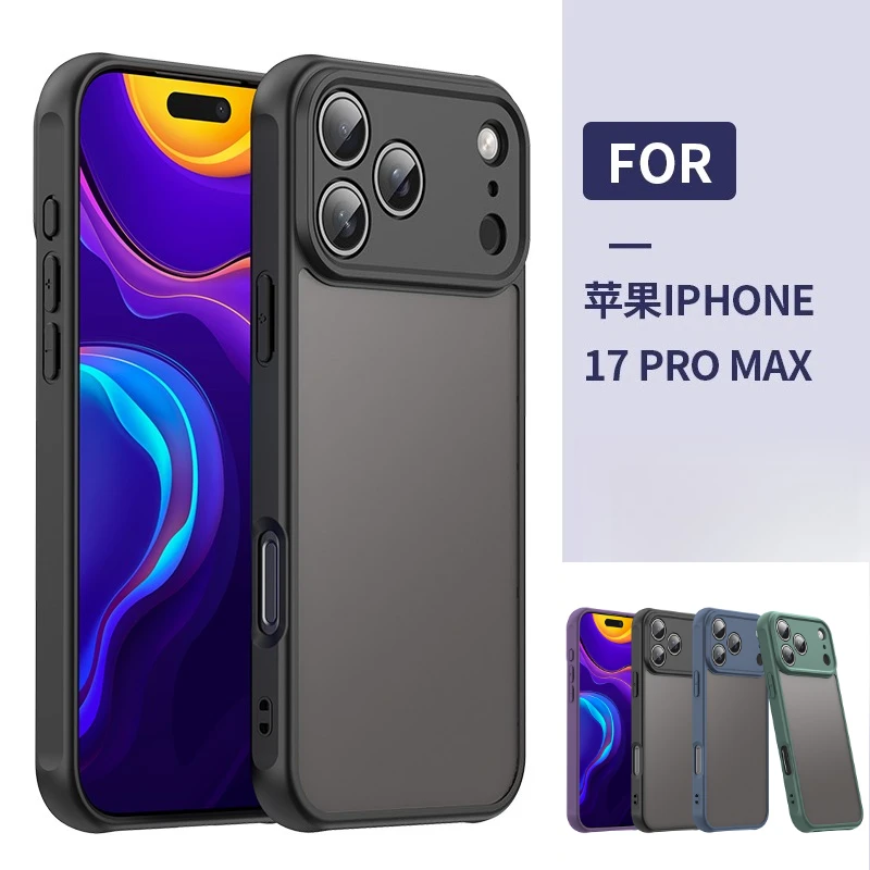 

Luxury Matte clear phone Case for iPhone 17 Air 16e 16 15 plus 14 13 12 11 Pro Max with Camera Protect soft cover for 17 Promax