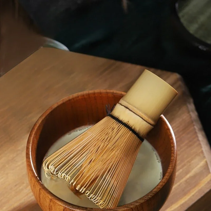 Juego de té japonés Matcha, cepillo para mezclar té verde, cepillo de bambú, herramienta de cocina, accesorios de bambú Matcha, 1 unidad
