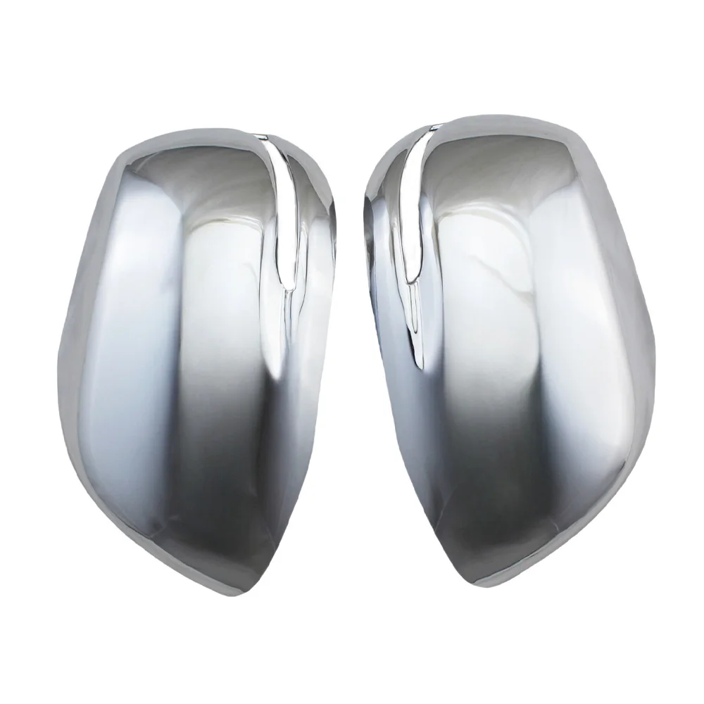 For Honda Vezel 2014 - 2019 Carbon Fiber Chrome Silver Door Mirror Cover Trim Stickers Exterior Car Accessories Decoration