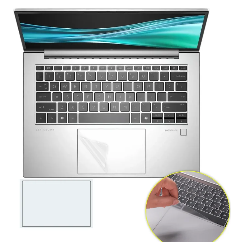 2PCS Matte for HP ProBook 440 G8  ProBook 445 G8  ProBook 640 G8 Touchpad film Sticker Protector