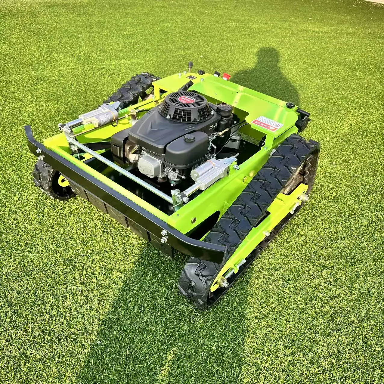 Customized Factory Price Tracked Lawn Mower Remote Control Lawn Mower For Golf Courses Farms Gardens