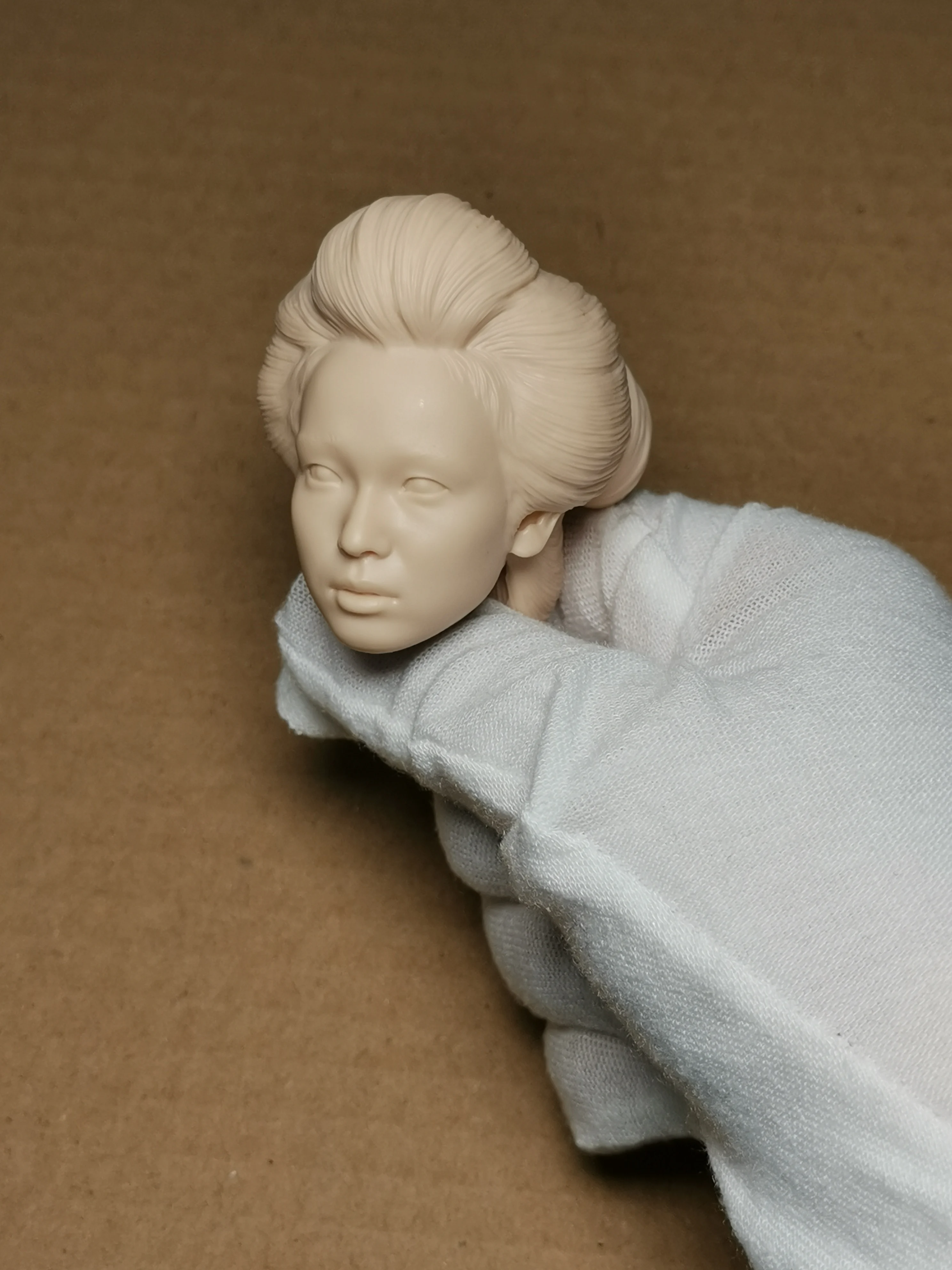 Female  Head Sculpt Japanese1/6 Scale Yûko Tanaka  Asia Actor   Model Soldier Carving Anime  Fit 12'' Inch Action Figure Toys