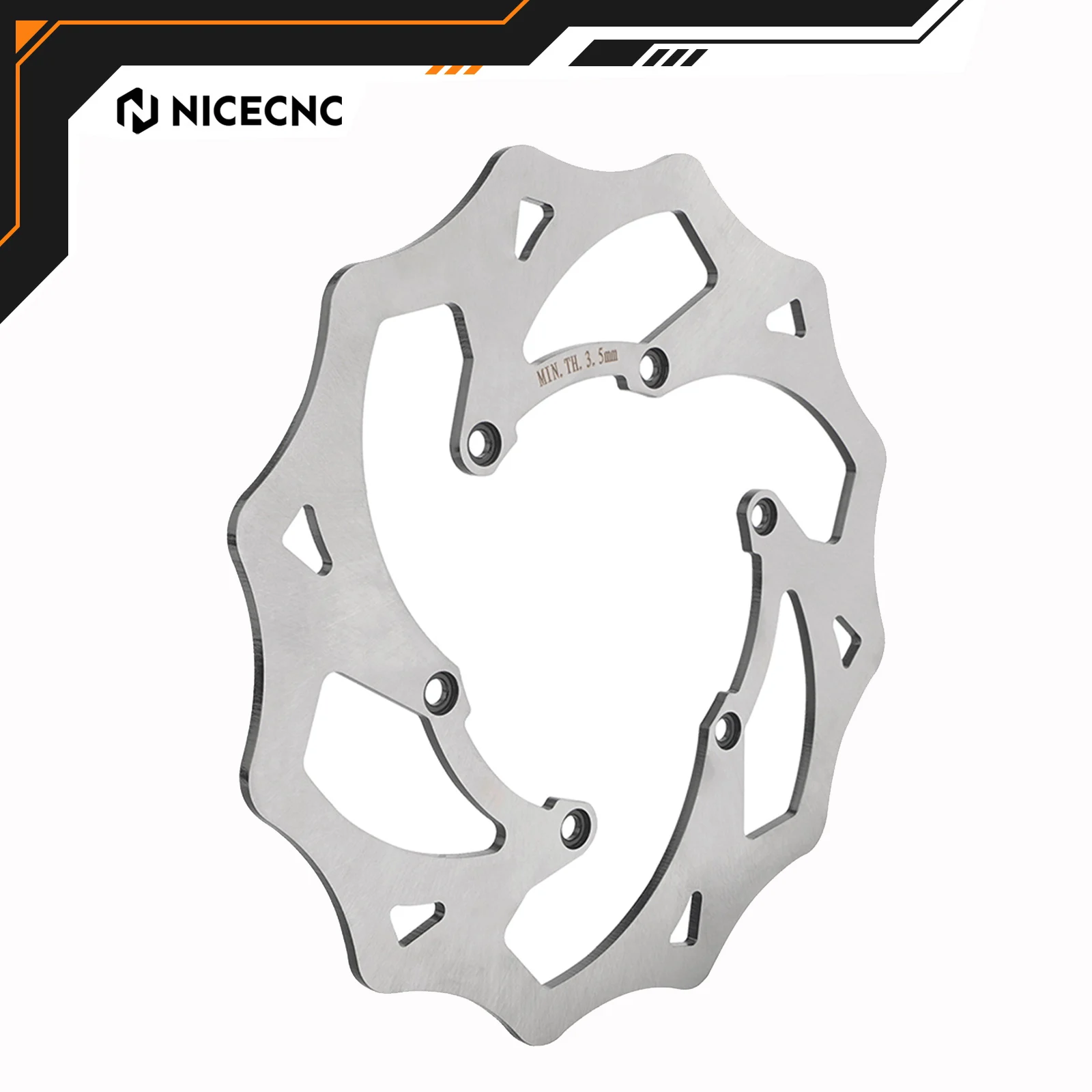 

NICECNC For Beta RR300 RR250 RR125 RR200 RR350 RR390 XTrainer 300 X-Trainer 250 2013-2024 240MM Rear Brake Disc Stainless Steel