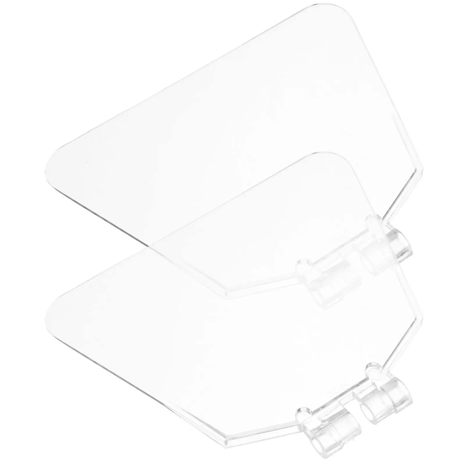 2Pcs Plastic Grinder Eye Shield Protective Cover Large 8 Inch Bench Guard Safety Shield Attachment Accessories