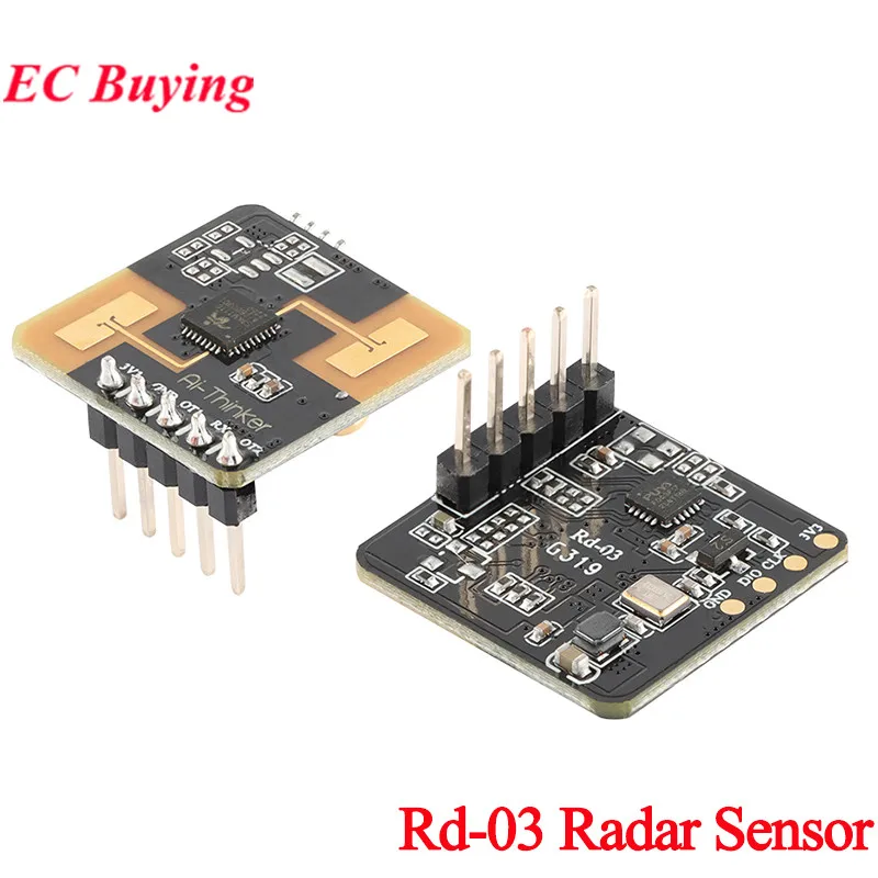 1-5 pezzi Rd-03 Rd-03D Rd-03E Rd-04 01 Kit 24G 10G Sensore radar Movimento del corpo umano Posizionamento di precisione Riconoscimento dei gesti