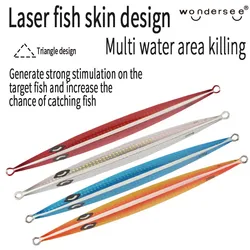 150g 200g 250g Deep sea Boat Fishing Sardine Spoon Wobbler Jigs Long Cast Metal Jig Fast Sinking  Trolling Fishing Darting Jigs