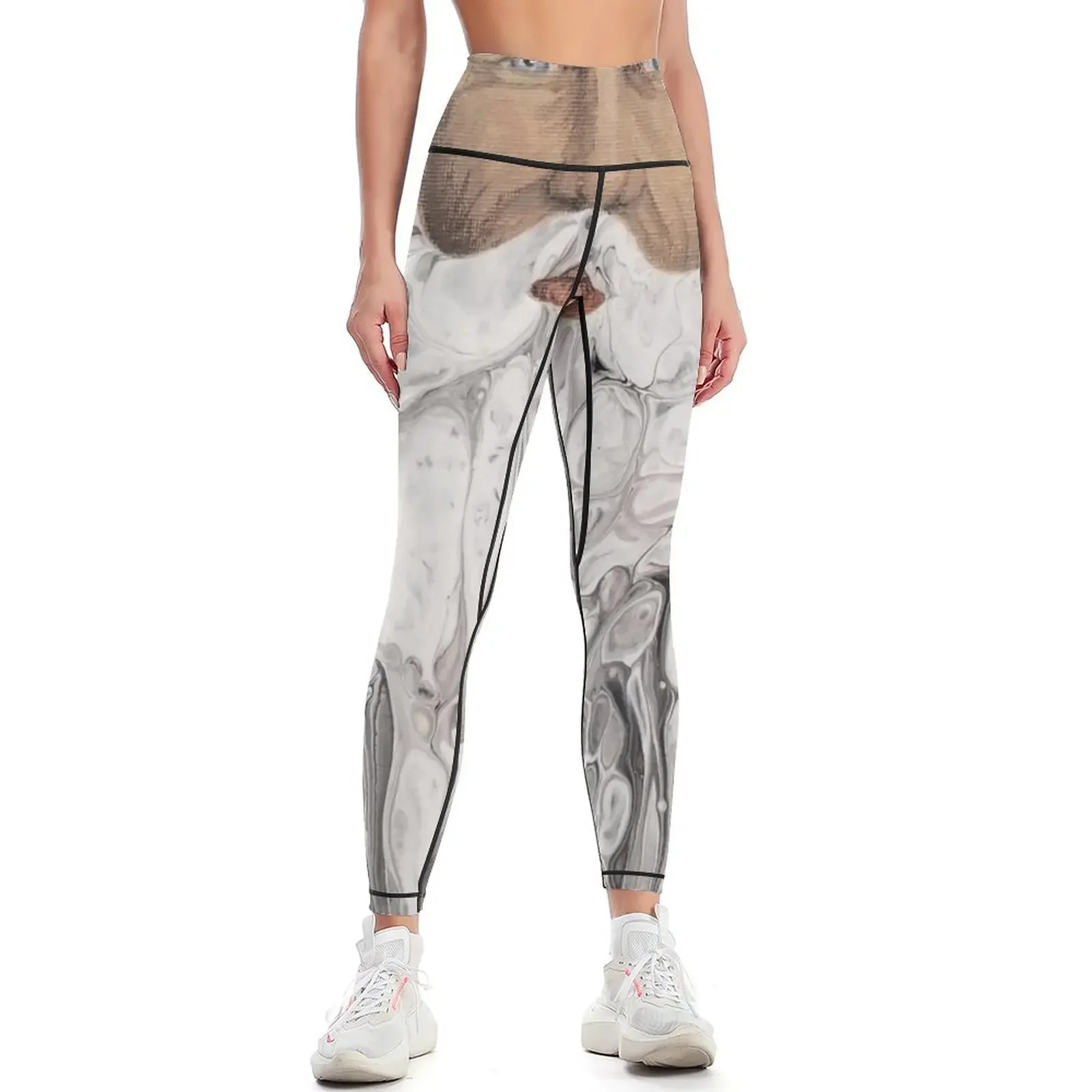 

Old Man, by Christine Walter Leggings Women's push up Sweatpants sporty woman push up Women's sports pants Womens Leggings