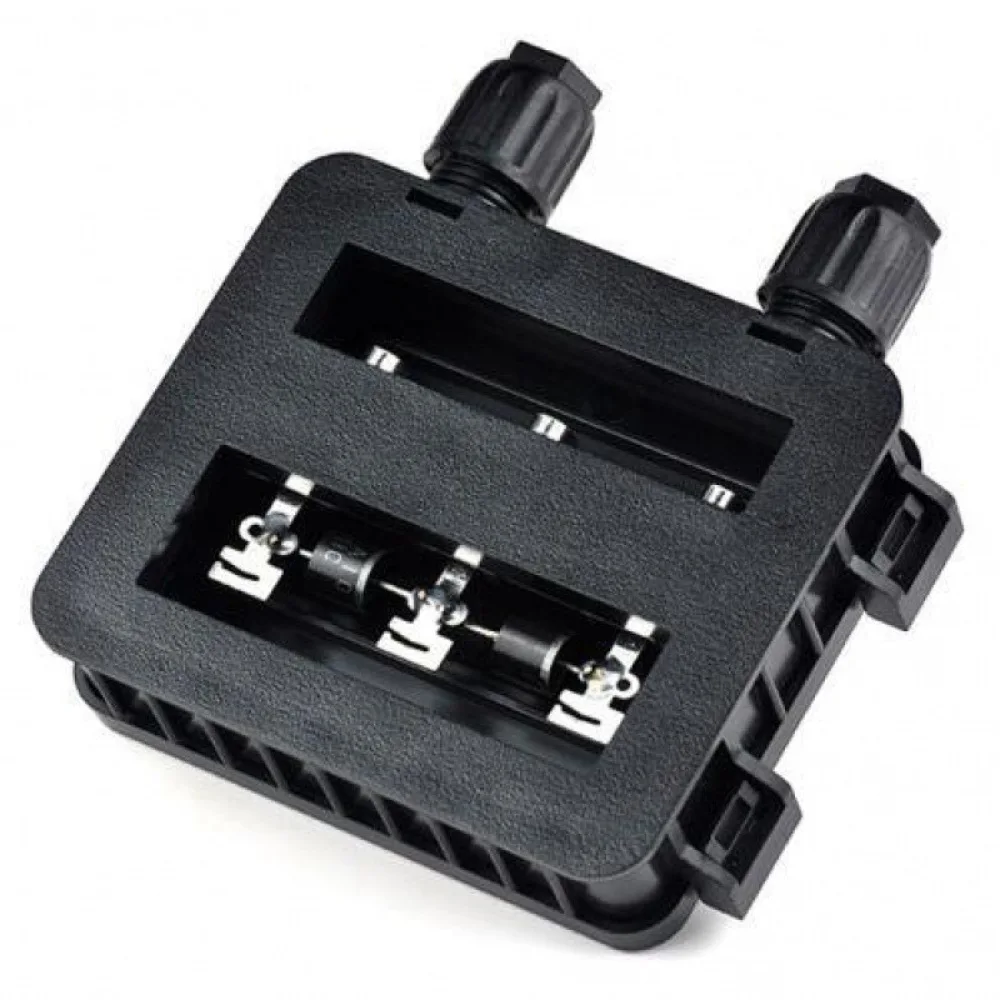 Solar Panel Junction Box 50W 120W PV Connector Electrical Current Accessory Durable Circuit Integration Module Material Supply