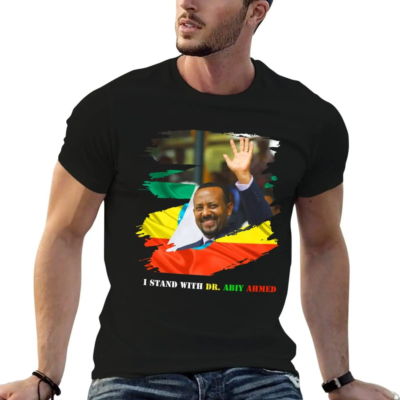 

t for mens Ahmed DR. graphic shirts Abiy T-Shirt t man shirt Ethiopia