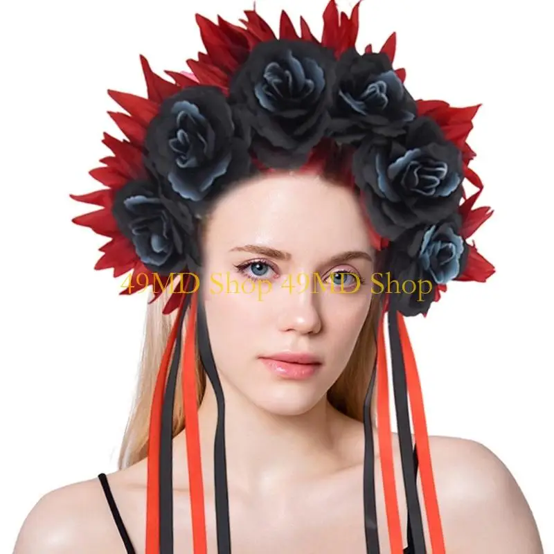 

49MD Easy Wear Фестивальный парик для взрослых и детей Модный костюм Аксессуары для волос Идеально подходит для вечеринок и