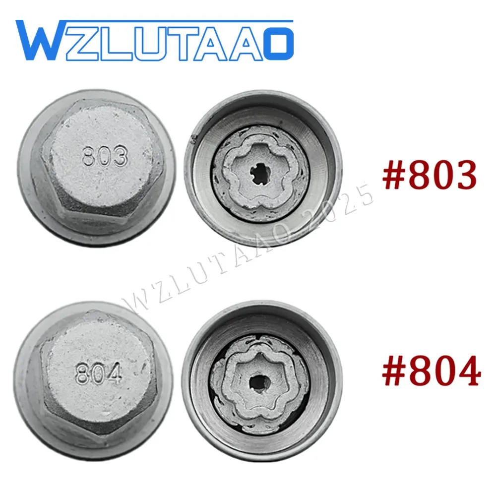 1Pcs #801 - #808 Car Tire Anti-Theft Screw Removal Tool Socket Wrench Disassembly Tool Key Sleeve For JEEP Repair Kit