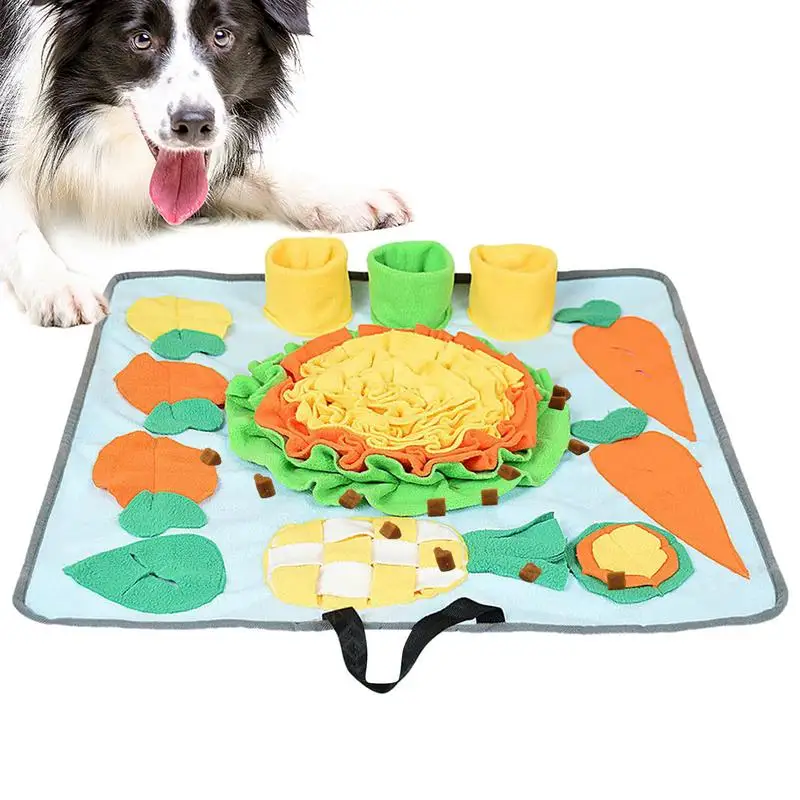 

Sniff Mat For Dogs Foldable Dog Sniffing Mat Portable Dog Digging Toy Non-Slip Dog Food Mat Dog Enrichment Toys For Home Feeding