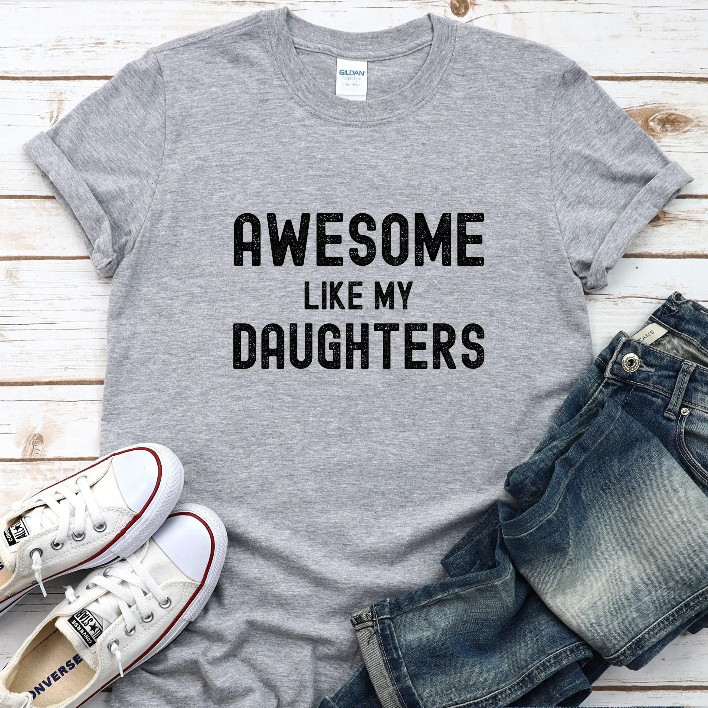 Funny T Shirt Men Awesome Like My Daughters Fathers Day Dad From Daughter To Husband Birthday Best