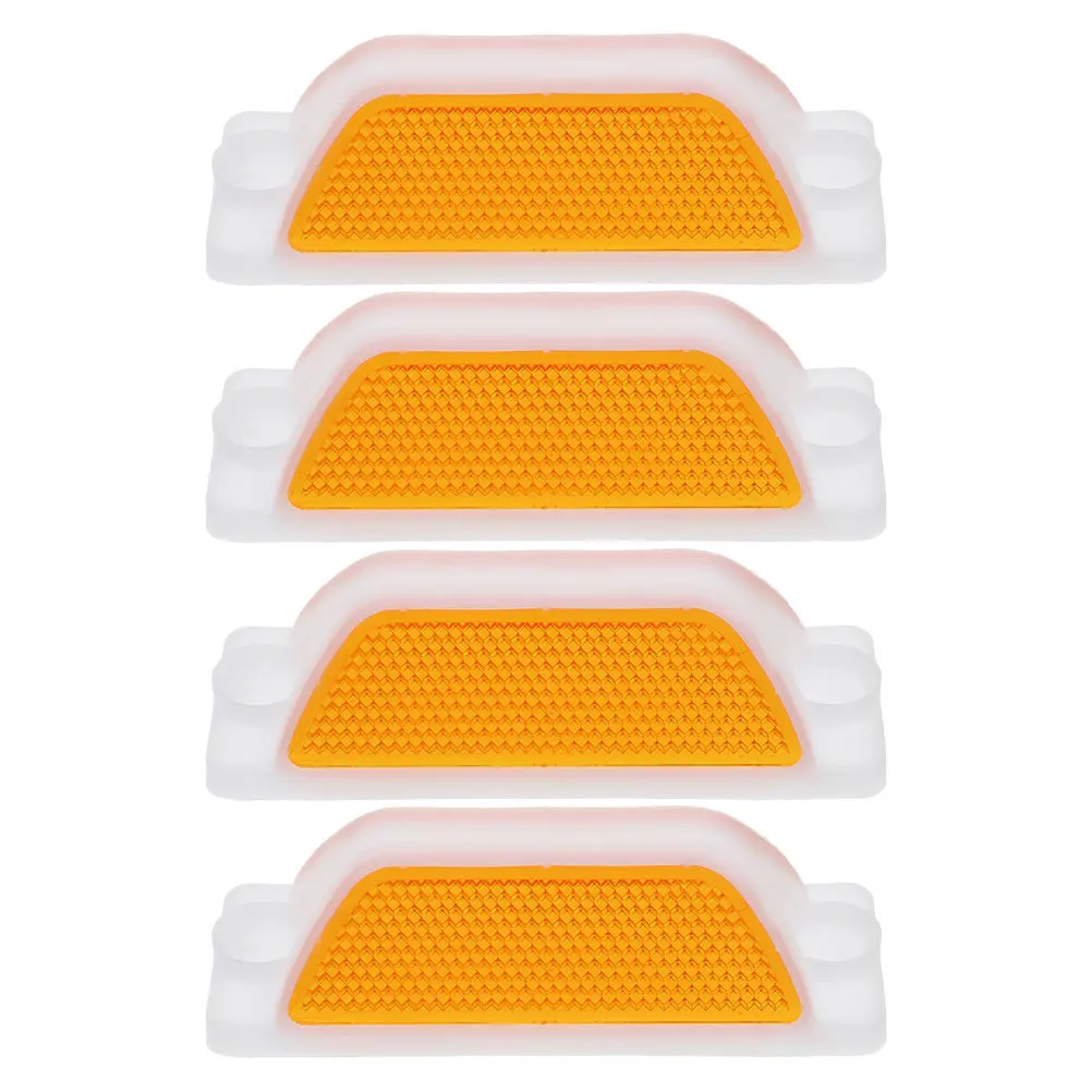 4 Pcs Reflective Driveway Marker Markers with Tape Pavement Road Reflectors for