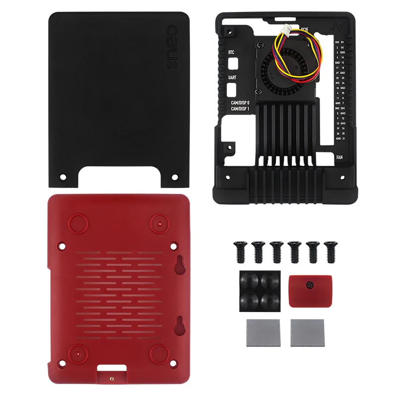 Argon NEO 5 Aluminum Alloy Case for Raspberry Pi 5 - Active Cooling with PWM Speed Control Fan & Protective Shell