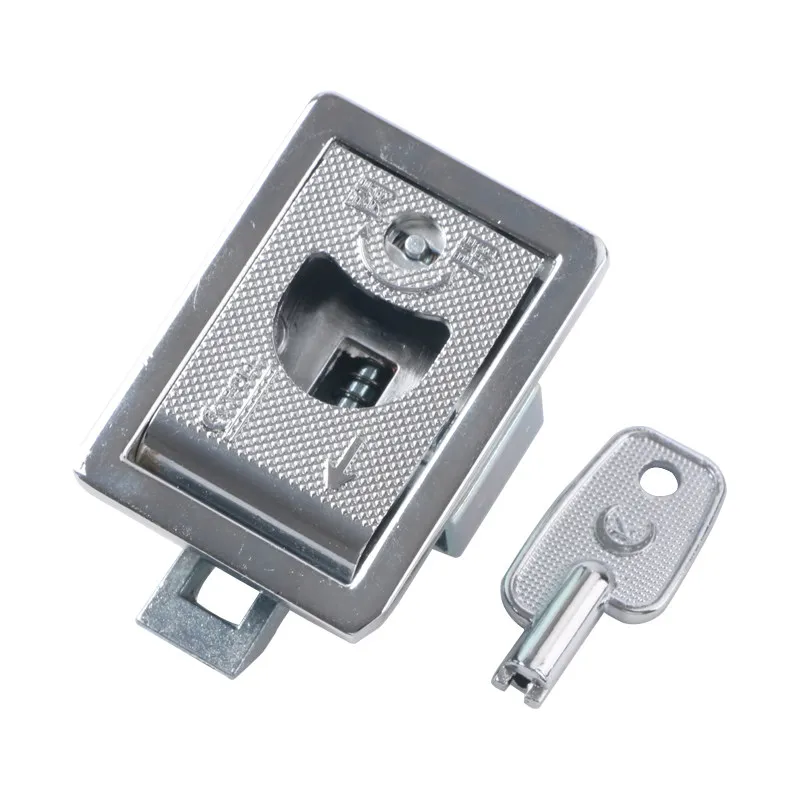3PCS MS731 Zinc Alloy Plated Buckle Lock Case Control Cabinet Lock Buckle Invisible Handle Lock Hardware Accessories