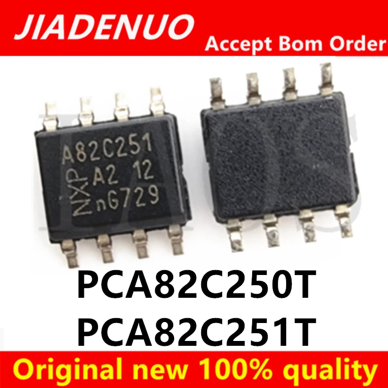 (5pcs) 100% New PCA82C251T PCA82C251 A82C251 82C251 PCA82C250T PCA82C250 A82C250 sop-8 Chipset