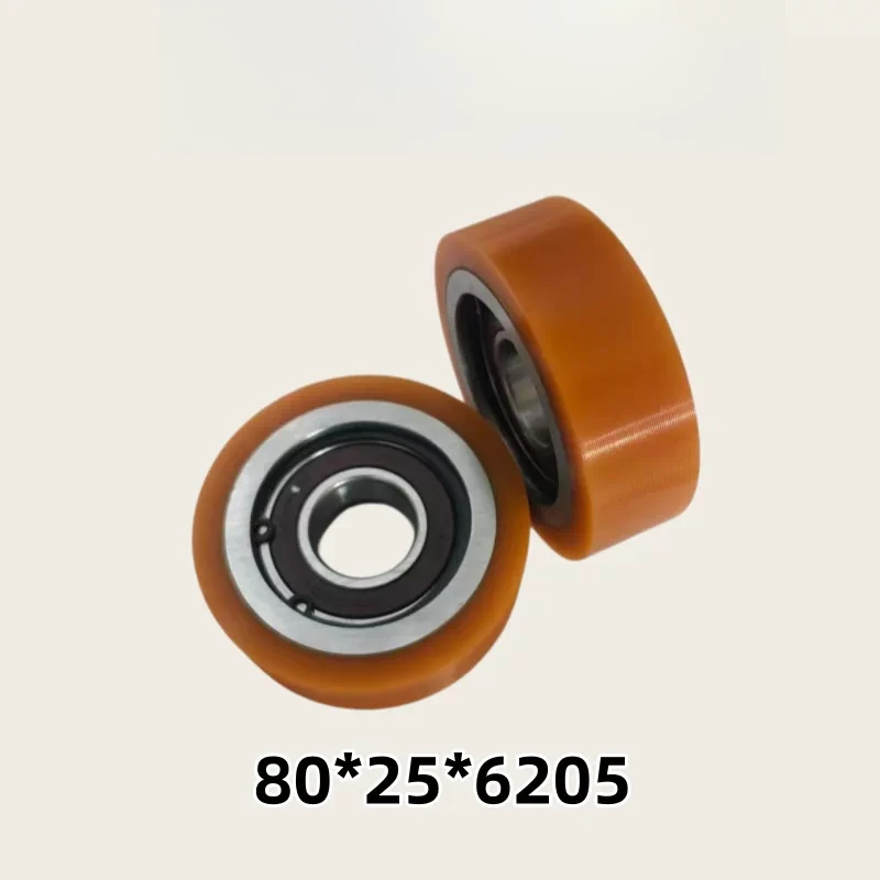 59347898 R3.CW Elevator Guide Shoe Roller 80x25mm With 6205 Bearing Lift Replacement Spare Repair Part