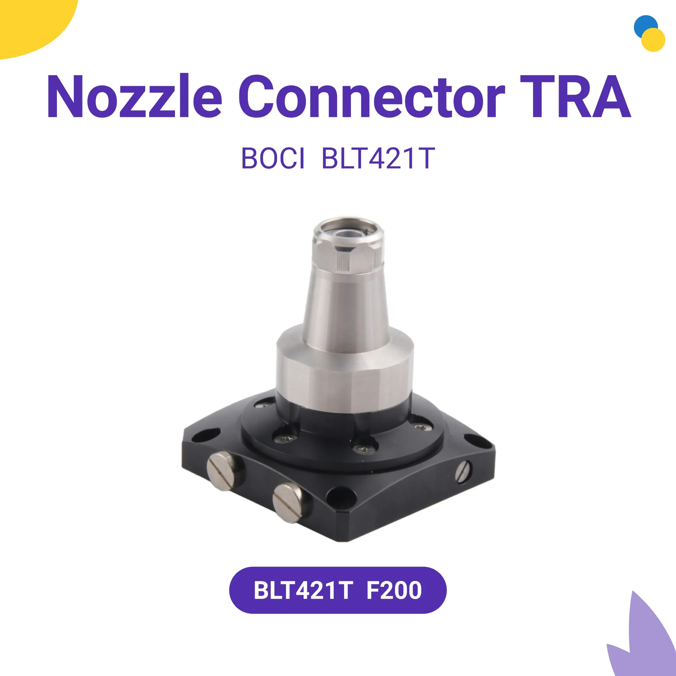 Разъем лазерного сопла BOCI BLT421T TRA F200 для волоконной лазерной машины BOCI BL461 FL200