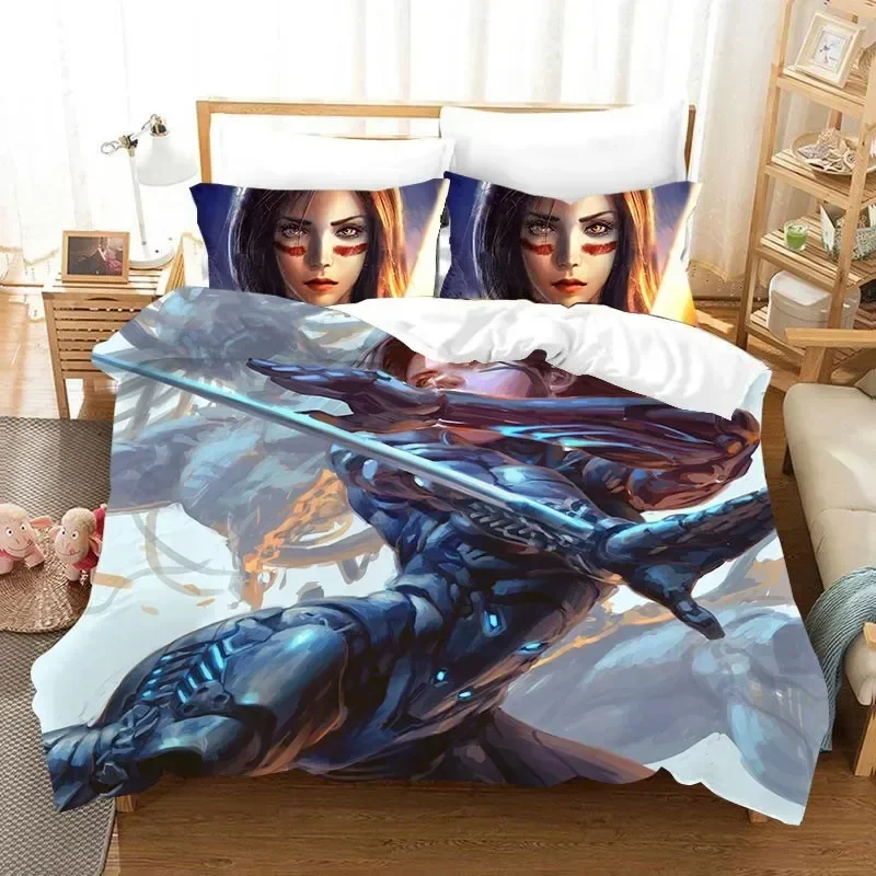 3D Movie ALITA Battle Angel 3D Duvet Cover Bedding Set Comforter Linen Pillowcases Home Decor Single Double Twin King Queen