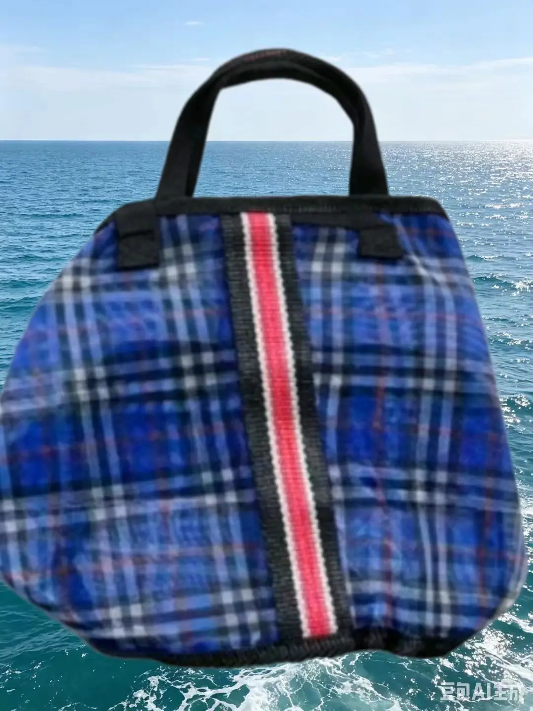 Pero Store Breathable Plaid Mesh Bag Ideal For Gym Work Commute And Outdoor Casual Activities