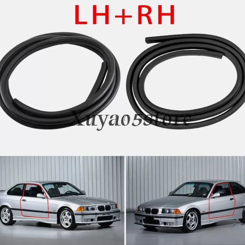 Suitable for BMW M3 E36 1990-1996 Door sealing strip Door rubber strip Waterproof and soundproof strip