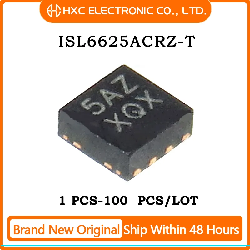 5/10/50/100PCS 100% New ISL6625ACRZ-T ISL6625A ISL6625ACRZ 5AZ QFN-8