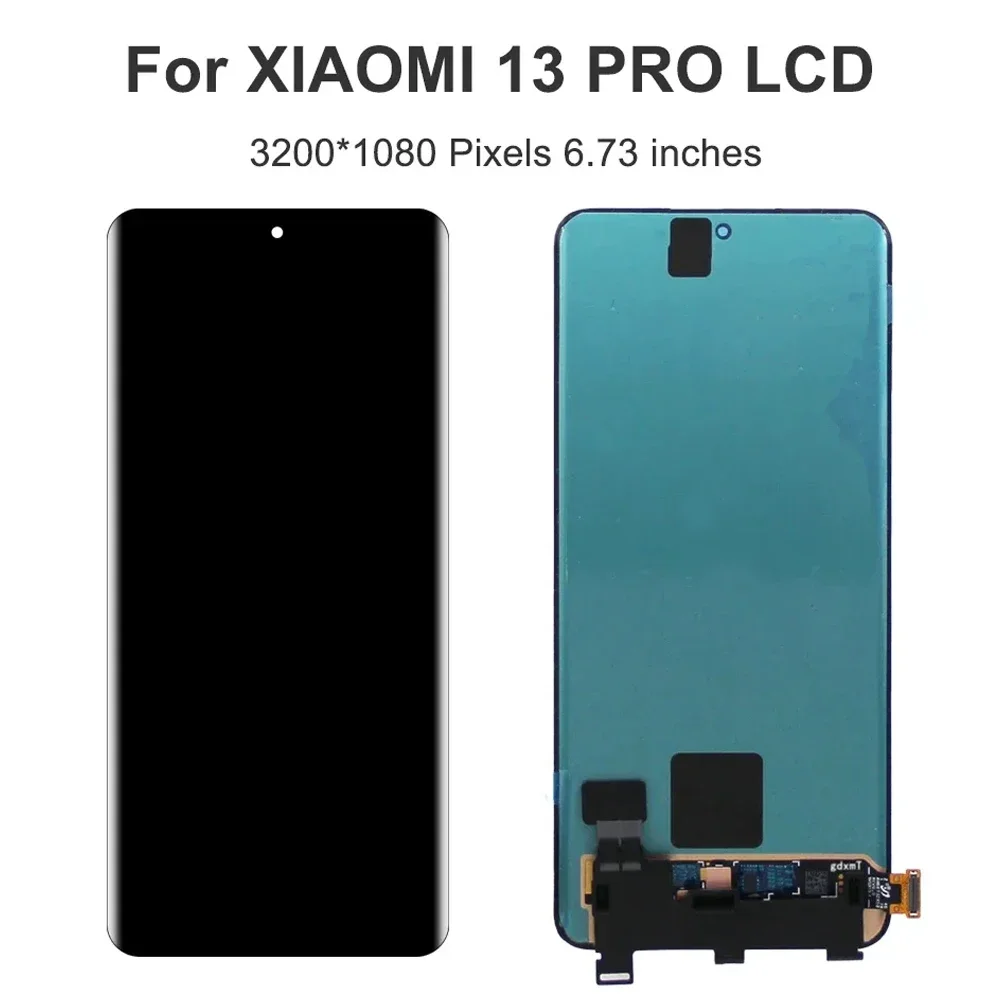 For Xiaomi 13 Pro 6.73\'\'For Mi 13 Pro 2210132G 210132C LCD Display Touch Screen Digitizer Assembly Replacement