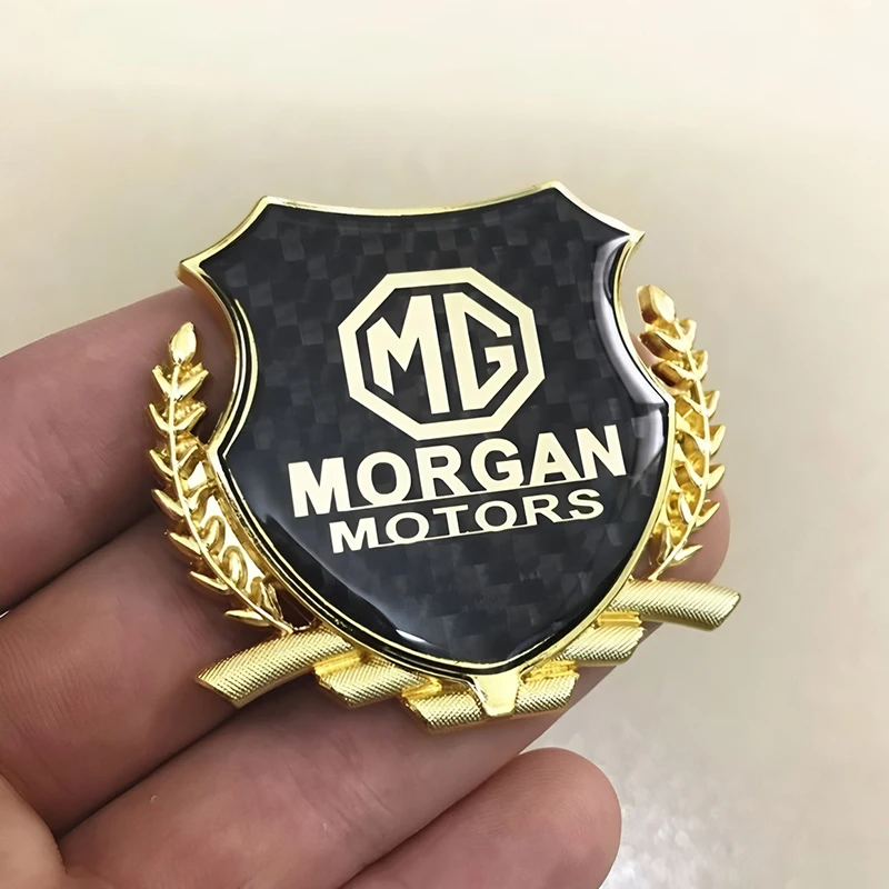 2 قطعة ثلاثية الأبعاد شعار معدني ملصق سيارة شارة الديكور الشارات لموريس المرآب MG MG3 MG5 MG6 MG7 GT GS هيكتور HS ZS ZX EZS EHS