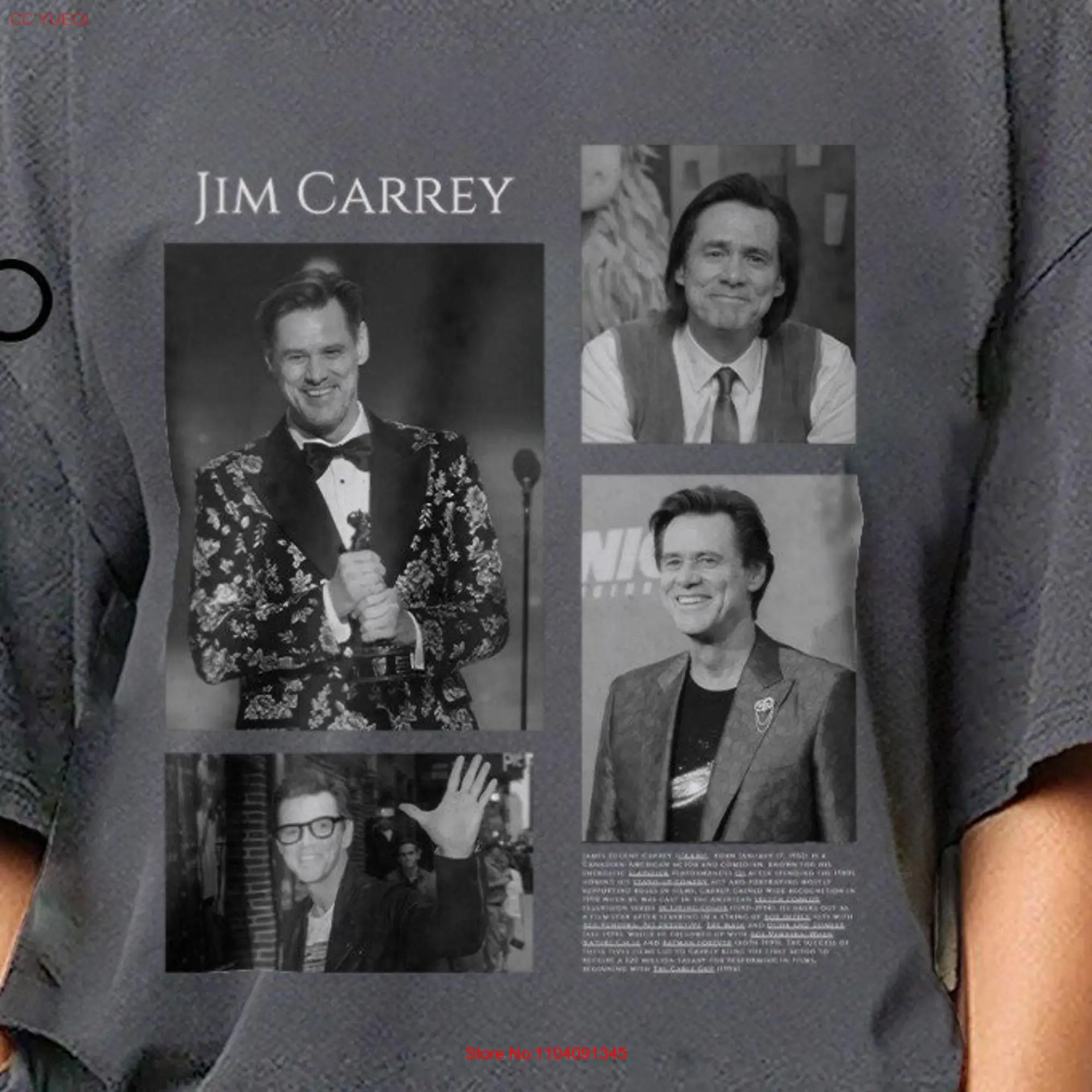 Limited Jim Carrey T Shirt for Men and Women long or short sleeves