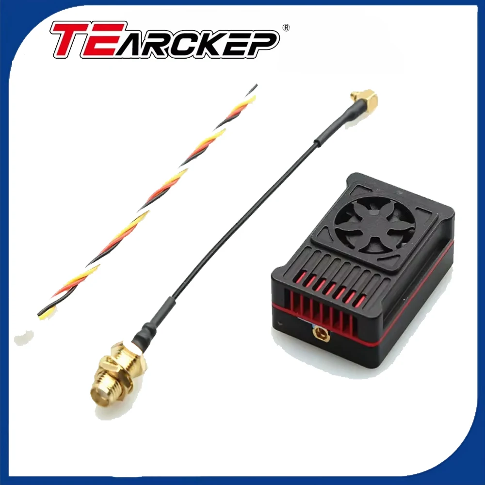 TEARCKEP 5.8G 2.5W 48CH 2-8S FPV VTX Six-Switch Transmitting Power Built-in Microphone Video Transmitter for RC Long Range Drone