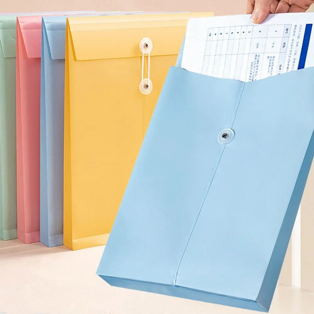 Document Organiser A4 PP File Folder Paper Organizer Large Envelopes A4 File Organizer Waterproof Archive Folder Test Paper