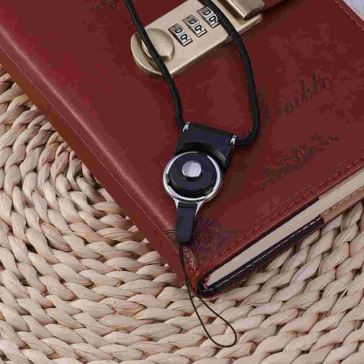 

Detachable Cell Phone Neck Strap Lanyard Black Nylon Case Rope Breakaway Buckle Dual Use Finger Wear Resistant