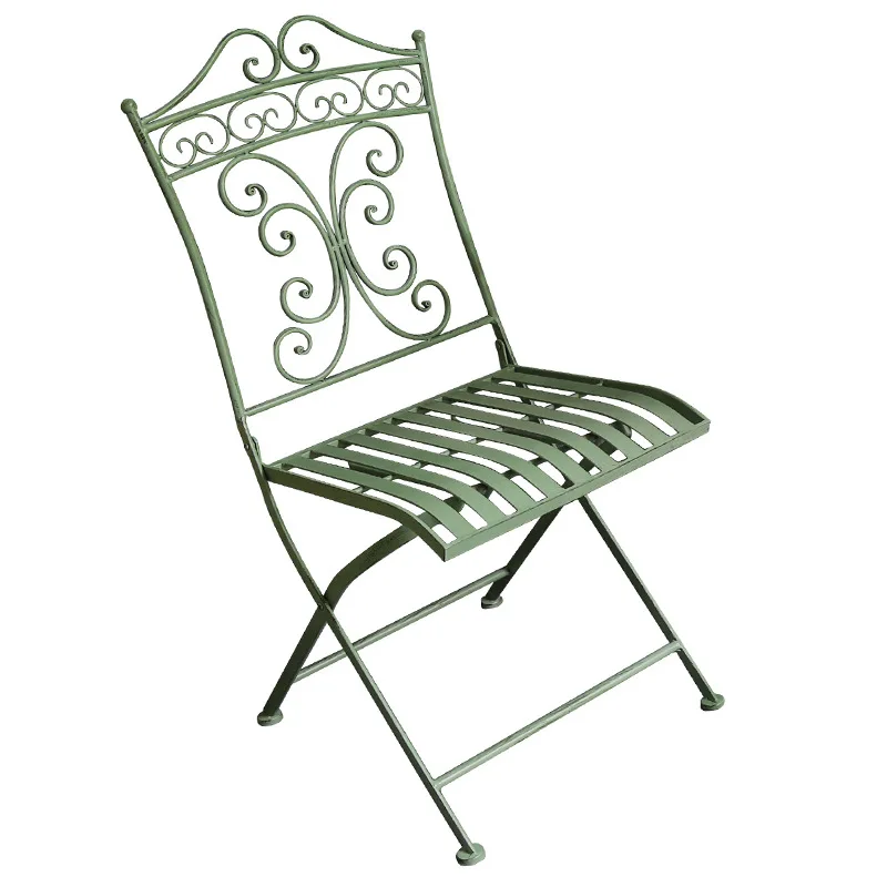 Combinaison de table et chaise d'extérieur en trois pièces, petite table ronde décontractée pour salon, balcon, mode