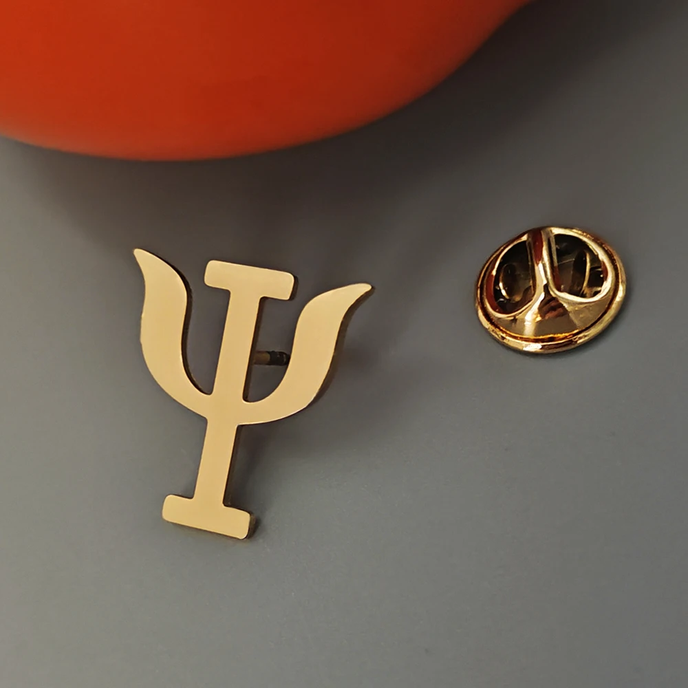 Psychological Medicine Enamel Stainless Steel Pin, Medical Backpack Lapel Cap Metal Badge, Healing Spiritual Jewelry