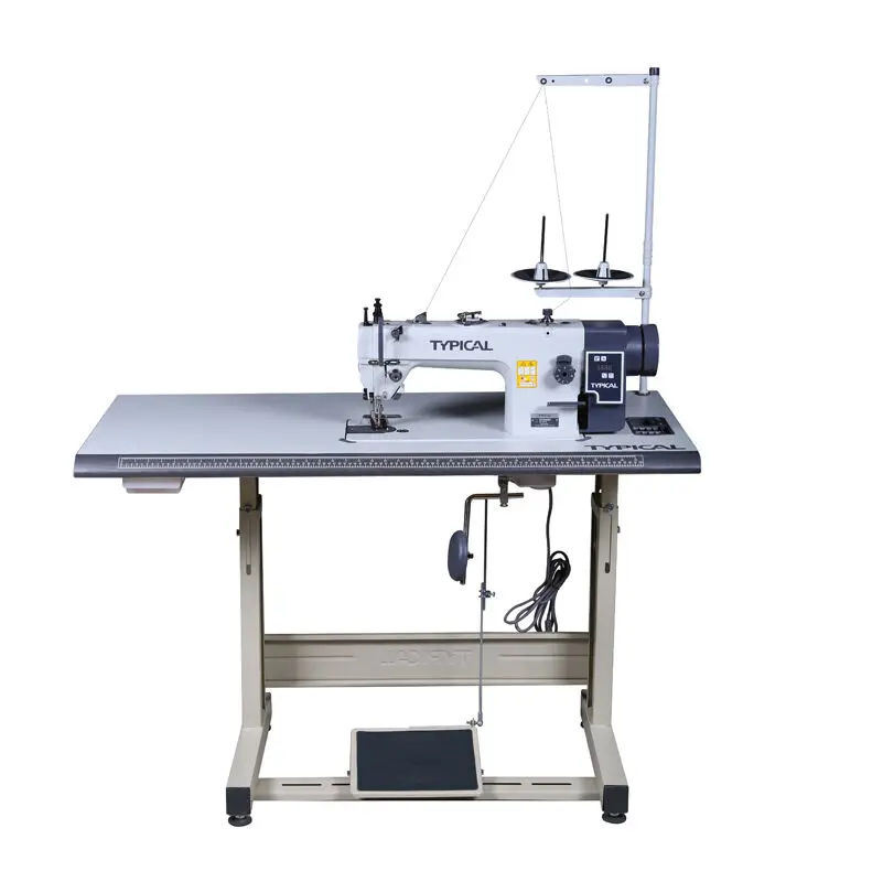 

TYPICAL GC-0303D Walking Foot Industrial Sewing Machine With Table and Built-in Direct Drive Servo Motor