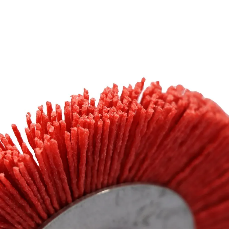 100mm Abrasive Nylon Wheel Brush For 2AS Key Cutting Machine Polishing Wheel Abrasive Wire Brush Wheel Locksmith Tools